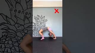 Standing up from a Backbend Easy Tutorial #gymnast #backbend #flexibility #easy #shorts