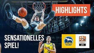 Sensationelles Spiel! ALBA BERLIN - ratiopharm ulm - BBL Highlights