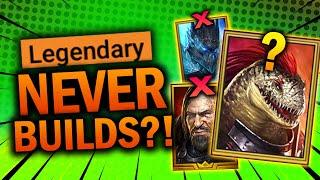 5 Legendaries You MUST NOT BUILD?! - Raid Shadow Legends Tier List