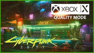 Cyberpunk 2077 Xbox Series X Quality Mode