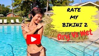 Bikini Haul 2024 try on hot  Part 2 #bikini #wetv #poolday #4kvideo