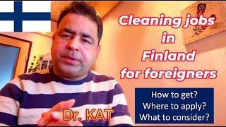 Cleaning jobs for foreigners in Finland || @DesiTeacherinFinland
