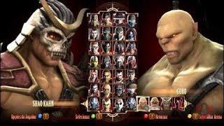 Mortal Kombat 9 BOSS Mod Purple Shao Kahn Ladder Expert