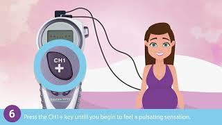 ELLE TENS - HOW TO QUICK START YOUR MATERNITY TENS DEVICE TO REDUCE DELIVERY PAIN / LABOR PAIN