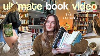 the ULTIMATE autumn book video | book unboxings, book shopping & bookshelf re-organisation