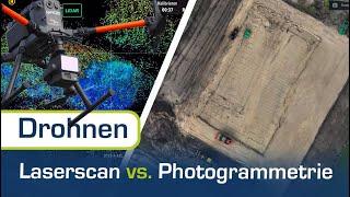 Photogrammetrie vs. Laserscan - welches Verfahren ist besser für die Drohnenvermessung?