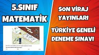 5.Sınıf Matematik I TÜrkiye Geneli Deneme Sınavı #2024