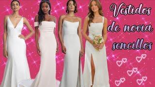 VESTIDOS DE NOVIA SENCILLOS Y BONITOS DE MODA 2023 / WEDDING DRESSES 