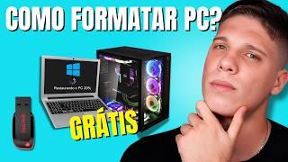 Como Formatar e Instalar o Windows 10 ou 11 no PC de Forma Simples, Rápida e Grátis!