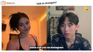 KETIKA CEWEK BULE TERPESONA SAMA ORANG INDO LANGSUNG PINGIN LANJUT VIDEOCALL!!! OME TV INTERNASIONAL