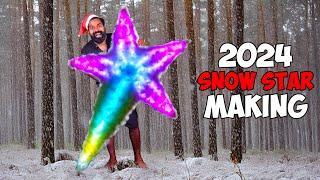 Snow Star Making With Cotton | മഞ്ഞു നക്ഷത്രം ഉണ്ടാക്കിയപ്പോൾM4 Tech |