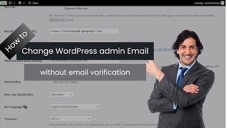 How to Change WordPress Admin Email Address | Easy Step-by-Step Guide