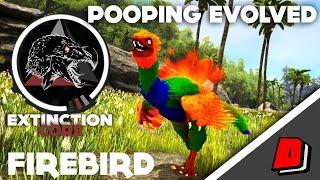 ARK Pooping Evolved: Extinction Core - PHEONIX FROM THE FLAMES - TAMING A FIREBIRD