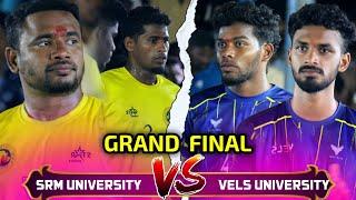 GRAND FINAL - VELS UNIVERSITY  VS  SRM UNIVERSITY || SOUTH INDIA ANUMANTHAI KABADDI MATCH 2024