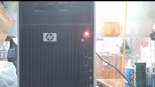 HP z400 Workstation 6 Beeps Red light No display Solution