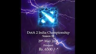 Dota 2 India Championship S3  | GRAND FINAL |  POG vs BOTEZ SIMPS