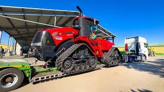 Így érkezett meg az új 2022-es CASE IH Quadtrac 620 AFS a Terra-Coop Kft. telephelyére!