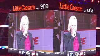 Canadian and U.S. National Anthems at Little Caesar’s Arena