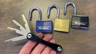 Covert Companion Comb Pick Vs. Master locks