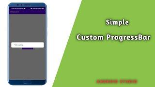 Custom ProgressBar in android studio || ProgressBar Dialog || Android Studio Tutorial || SR CodeX