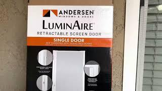 Andersen Luminaire Screen Door Review And Installation