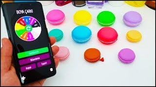 Slime Challenge - Colored Macarons - Vak Vak TV