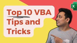 Top 10 VBA Tips and Tricks to Learn in 2022 - Excel Macro Coding