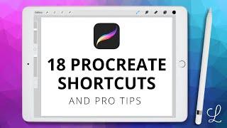 18 Procreate App Shortcuts and Hidden Features for the iPad #procreatetutorial #procreatetutorials