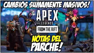 NOTAS DEL PARCHE: ¡Todos los cambios MASIVOS de la nueva actualización de Apex legends!