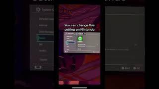 You can change this setting on Nintendo Switch?!