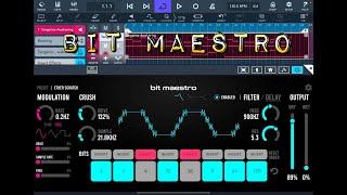 Going Bonkers With Bit Maestro - Unique AUv3 Bit Crusher