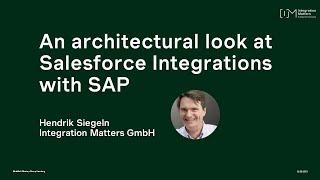 Salesforce Integrations with SAP