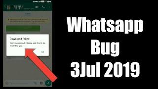 Whatsapp Photo Download Error || Whatsapp Pictures Download Error Problem || Whatsapp Down Today