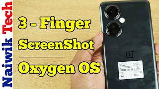 3-FingerScreenshot on Oneplus Phone | OxygenOS 14