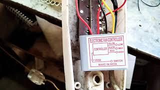 table fan speed controller capacitor install Karne Ka Tarika