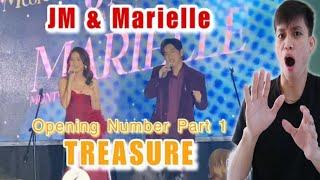 JM DELA CERNA X MARIELLE MONTELLANO - 'TREASURE' | STAR MAGIC ROOM CONCERT | REACTION