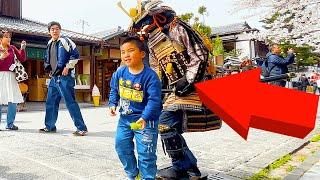 #50 SAMURAI Mannequin Prank in Kyoto Japan | Japanese shogun prank for traveler at Kiyomizu Temple