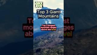 World's Biggest Mountains | Earth's Longest Mountain Ranges | Quick Book Facts