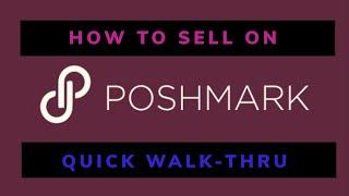 How to List Items for Sale on the Poshmark App - Walk-thru