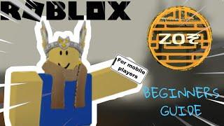 Beginners Guide To Playing Roblox ZOぞ (Mobile)