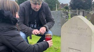 Polish Forces at Fulford York Cemetery - Polska Szkoła Sobotnia Harrogate visit