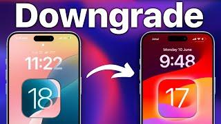 How to Downgrade from iOS 18 to iOS 17? Downgrade iOS 18 Beta to iOS 17 without Data Loss