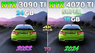 RTX 3090 Ti vs RTX 4070 Ti SUPER - Test in 10 Games