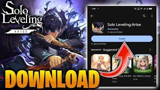 HOW TO DOWNLOAD & PLAY SOLO LEVELING ARISE !! (Android/iOS)