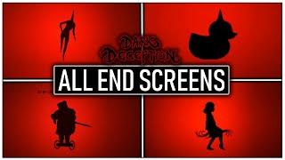 Dark Deception All End Screens (Chapter 1-5) | Dark Deception To Be Continued Screens (Chapter 1-5)
