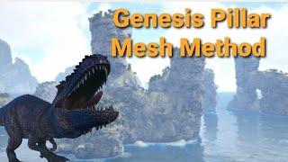 HOW TO MESH GENESIS PILLAR AND MORE | ARK SURVIVAL EVOLVED 2021 (Patched :/)