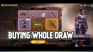 BUYING WHOLE DRAW MOLTEN FUSION HOW TO GET SERAPH SICARIA AND AK117 MELTDOWN LEGENDARY GUN