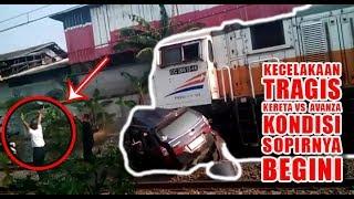 Detik-detik Mobil Avanza Terseret Kereta Api Sejauh 1 Kilometer di Perlintasan Bulak Kapal, Begini K