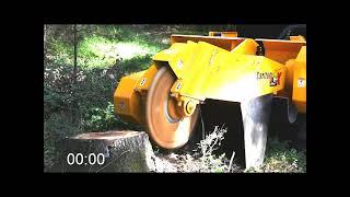 The Hurricane TRX with 300hp John Deere. A stump grinder you must see in action.