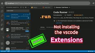 vs code extensions not installing. solve it in a minute with this trick. #vscode #extentions